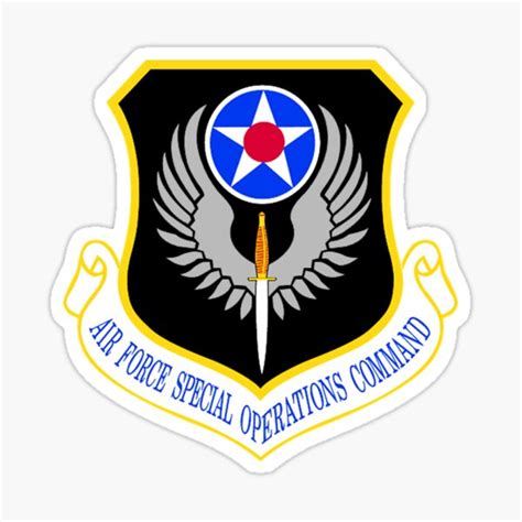 "USAF Special Operations Command Shield" Sticker for Sale by Spacestuffplus | Redbubble