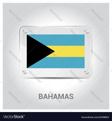 Bahamas flag design Royalty Free Vector Image - VectorStock