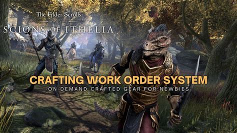 Crafting Work Order System For ESO - YouTube