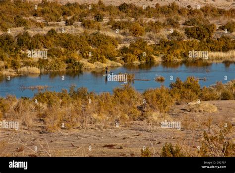 Paddle boarding on Lake Mead, Las Vegas, USA Stock Photo - Alamy