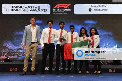 Innovative Thinking Award winners at F1 in Schools World Finals, Resorts World Sentosa ...