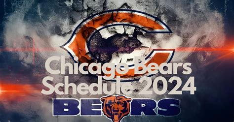 2024 Bears Schedule Printable - Ianthe Hyacinth