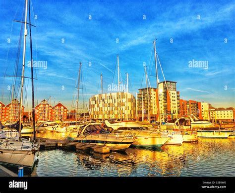 Ipswich waterfront Suffolk England Stock Photo - Alamy