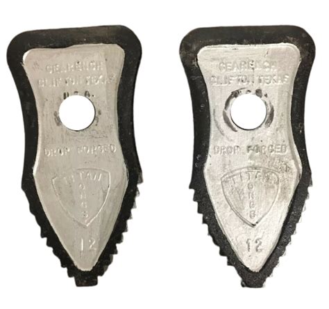 Jaws (pair) PETOL Chain Tong Replacement Parts For Model (C12-P), GEARENCH (C121)