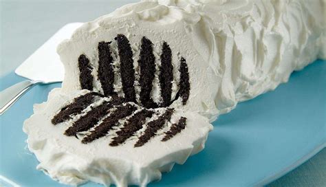 Famous Chocolate Refrigerator Roll -- AARP | Desserts, Chocolate wafer cookies, Zebra cake