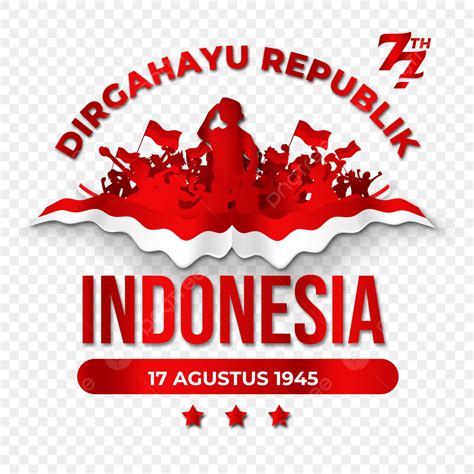 Template Desain Hari Kemerdekaan Indonesia 2022, Hut Ri Ke 77, 17 Agustus 2022, Kemerdekaan 77 ...