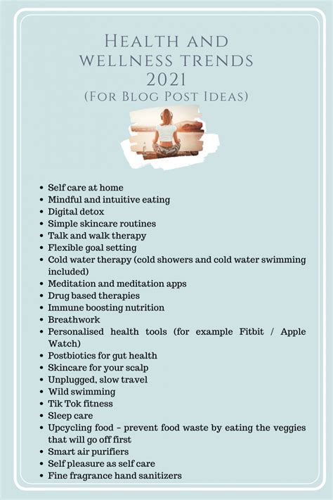 70 Health and Wellness Blog Post Ideas - Simple and Online