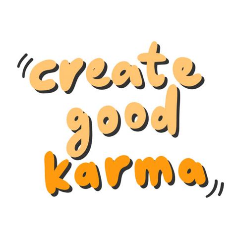 Good Karma Symbols Cartoon Illustrations, Royalty-Free Vector Graphics ...