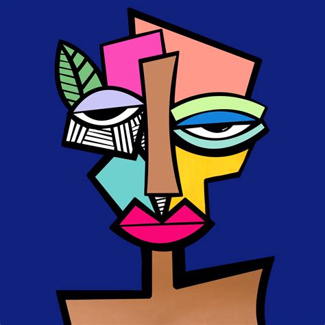 Mister | Art painting, Abstract art painting, Cubist art