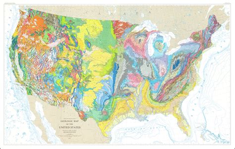 Geological Map Of North America