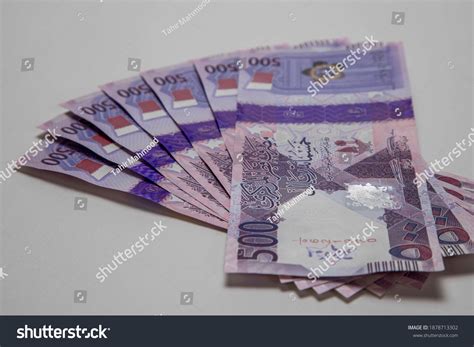 Doha Qatar December 19 2020qatar Currency Stock Photo 1878713302 ...