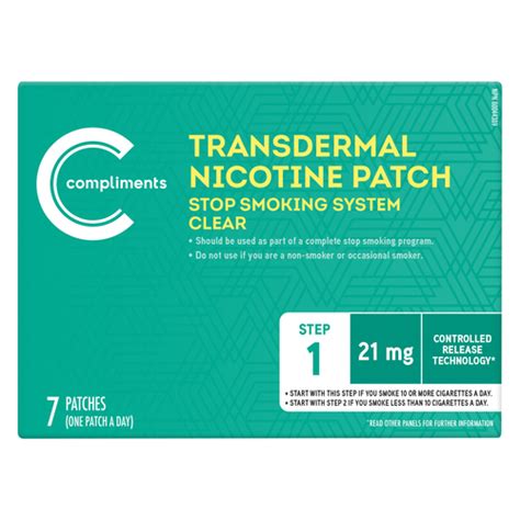 Nicotine Patches 21 mg 7 EA | Compliments.ca