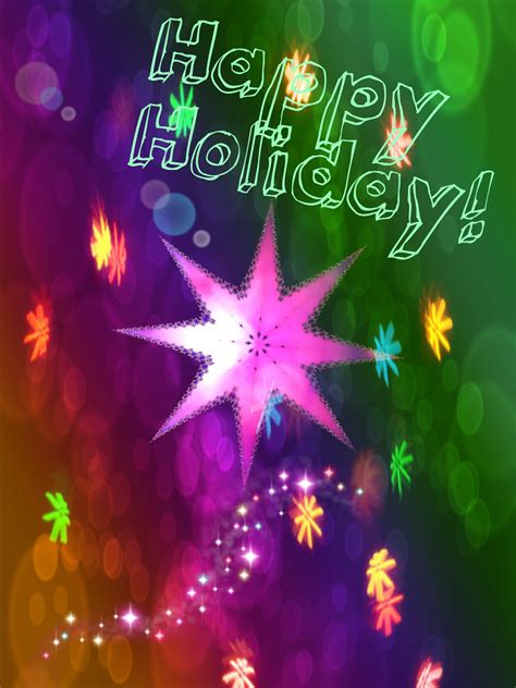 Happy Holiday Star Free Stock Photo - Public Domain Pictures