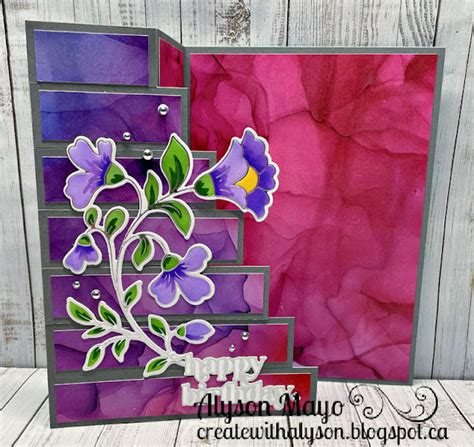 Staggered z fold card birthday – Artofit