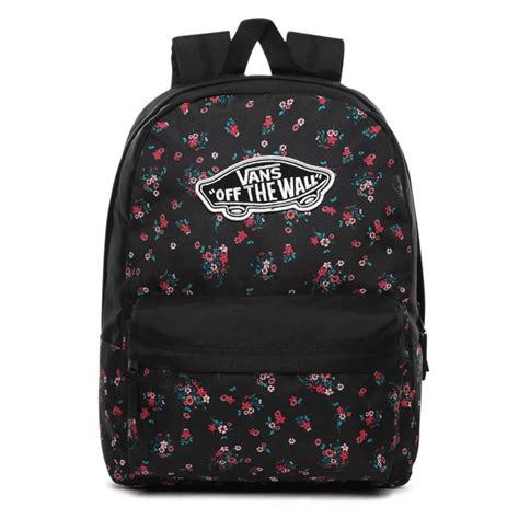 Vans Realm Backpack Black Floral | BMC Sports