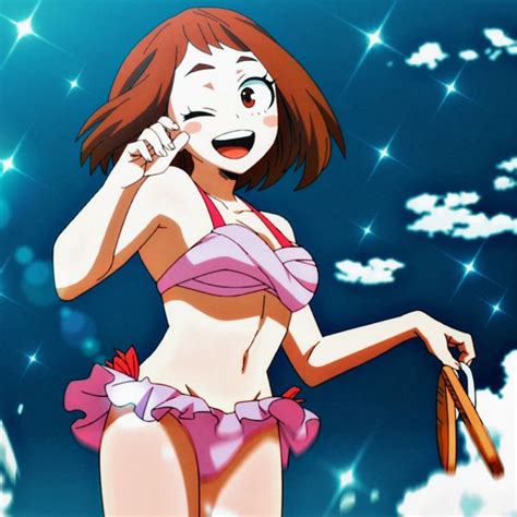 𝐮𝐫𝐚𝐫𝐚𝐤𝐚 𝐢𝐜𝐨𝐧 in 2022 | Ochako uraraka cute fanart, My hero academia tsuyu, Hero girl