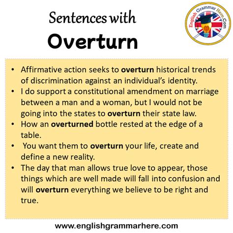 Sentences with Overturn, Overturn in a Sentence in English, Sentences ...