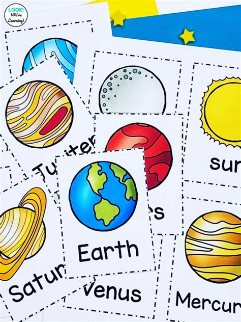 Free Printable Solar System Flashcards - Look! We're Learning!