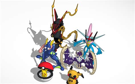 3D design POKEMON - Tinkercad