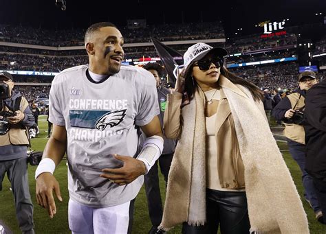 Eagles QB Jalen Hurts' Fiancee: Meet Bryonna Rivera Burrows | Us Weekly