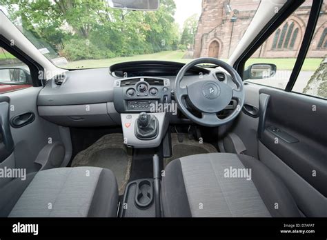 Inside Interior of Renault Scenic Car Stock Photo - Alamy