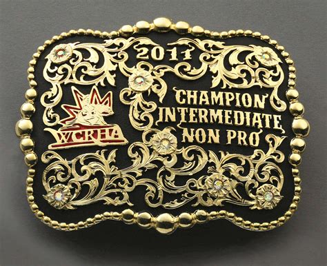 custom western trophy belt buckle