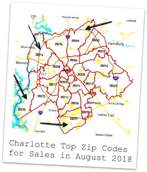 Charlotte Zip Code Map – Map Of The World