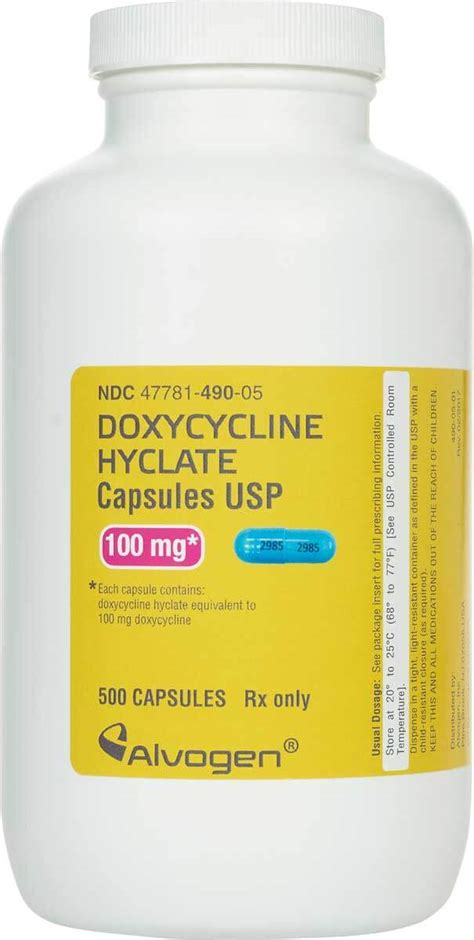 Doxycycline Capsules for Animals Generic (brand may vary) - Safe.Pharmacy|Antibiotics (Rx) | Equine