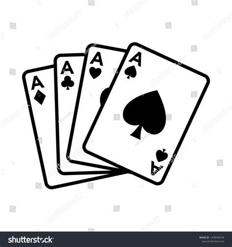 Poker Card Icon Vector Design Template Stock Vector (Royalty Free ...