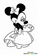Minnie Mouse Princess Coloring Pages Printable sketch template