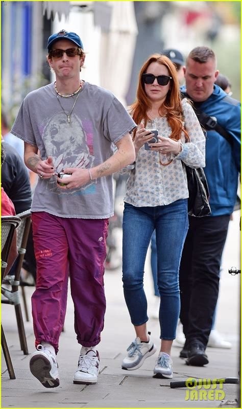 Lindsay Lohan & Bader Shammas Share A Sweet Moment During Lunch In NYC: Photo 4808137 | Lindsay ...