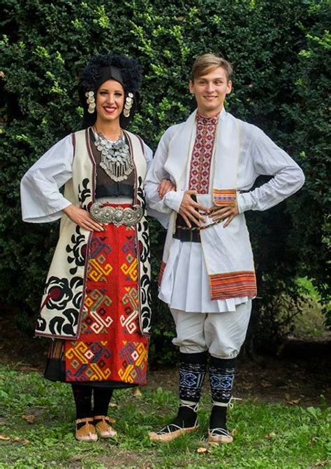 Serbian folk costume. Great diversity of outfits with Balkan, Ottoman ...