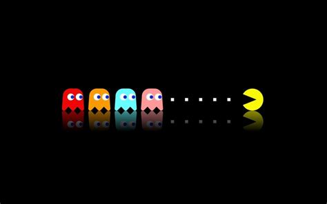 Pac Man, Retro Games, Video Games, Minimalism Wallpapers HD / Desktop and Mobile Backgrounds