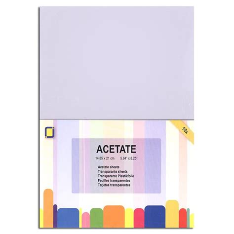 Acetate Sheets A5 10 sheet - Walmart.com - Walmart.com