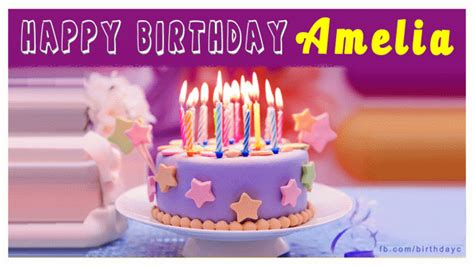 Happy Birthday AMELIA cake and images | Birthday Greeting | birthday.kim