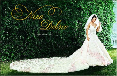 Nina Dobrev in a wedding dress by ToriaChernenko on DeviantArt