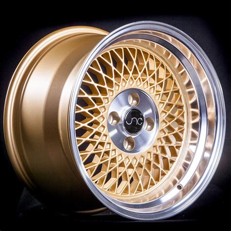 JNC Wheels - 15" JNC031 Gold Machined Lip Rim - 4x100 - 15x8 inch JNC031GML - Walmart.com ...