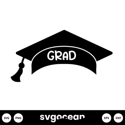 Graduation Cap SVG vector for instant download - Svg Ocean — svgocean