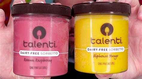 Talenti Sorbetto Roman Raspberry VS Alphonso Mango - YouTube