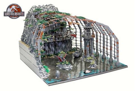 This Jurassic Park Lego Diorama Combines All Four Movies Into One ...