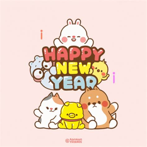 Cute Happy New Year GIFs | GIFDB.com