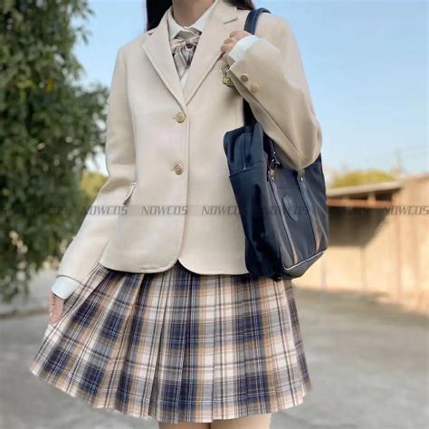 Anime School Girl Uniform Brown British School Uniform Suit | ubicaciondepersonas.cdmx.gob.mx