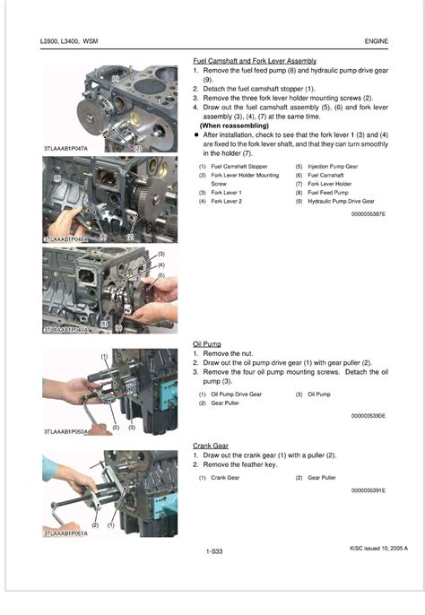 Kubota Agricultural L2800 Workshop Manual PDF EN