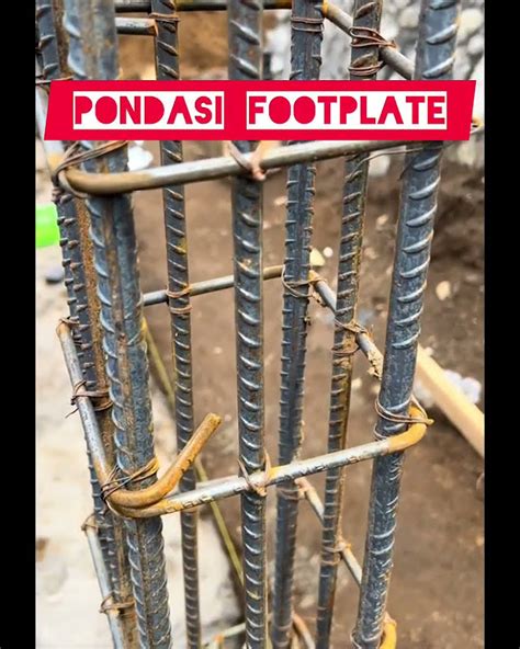 Besi Pondasi foot plate #pondasi #footplate #construction - YouTube