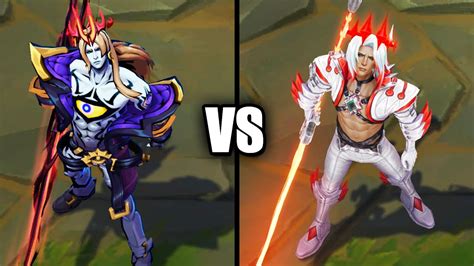 Soul Fighter Viego vs Dissonance of Pentakill Viego Skins Comparison (League of Legends) - YouTube