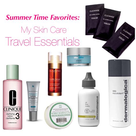 Summer Time Favorites: My Skin Care Travel Essentials