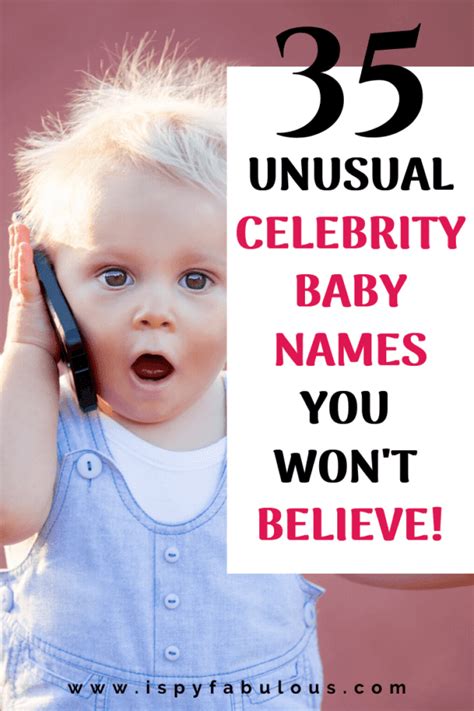 35 Weird Celebrity Baby Names You Won’t Believe! - I Spy Fabulous