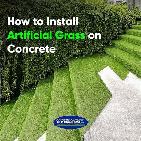 How to Install the Best Artificial Turf on Concrete Surfaces in 2023 | Artificial turf ...