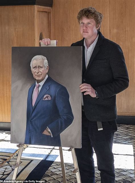 First official portrait of King Charles III is unveiled in London ...