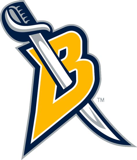 Buffalo Sabres Alternate Logo (2007) - A yellow B with a sword piercing it on blue Nhl Logos ...